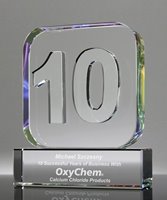 Picture of 10 Year Crystal Prism Award