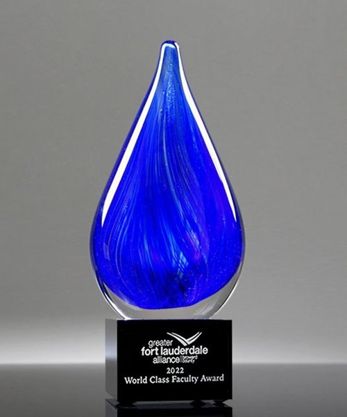 Picture of Phoenix Blue Art Glass