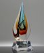 Picture of Elation Flame Art Glass Award