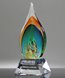 Picture of Top Performance Art Glass Flame Award