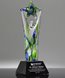 Picture of Star Synergy Art Glass Award - Black Base