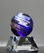 Picture of Gilded Sea Sphere Art Glass Award