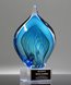 Picture of Jade Turin Art Glass Trophy