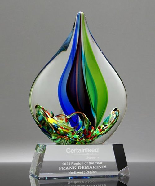 Picture of Bliss Art Crystal Award