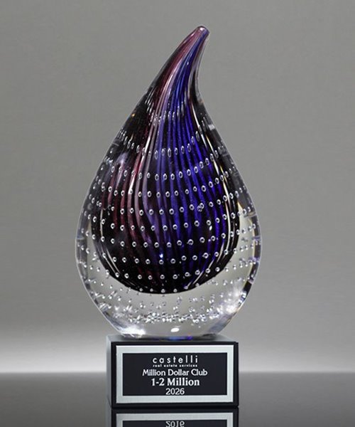 Picture of Art Glass Flame Award