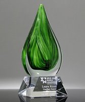 Picture of Jade Eminence Art Glass Award