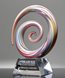 Picture of Lotus Spiral Art Crystal Award