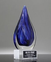 Picture of Artisan Sapphire Glass Award