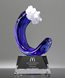 Picture of Artful Sapphire Wave Trophy