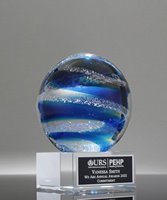 Picture of Aquatic Sphere Art Glass Award