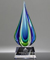 Picture of Pacific Blaze Art Glass Award