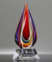 Picture of Sunset Torch Art Glass Award