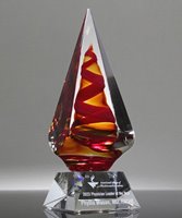 Picture of Sinuous Diamond Art Glass Award