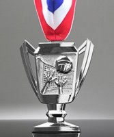 Picture of Volleyball Trophy Cup Medals - Silver