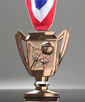 Picture of Volleyball Trophy Cup Medals - Bronze