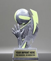 Picture of Glow In The Dark Volleyball Trophy