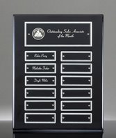 Picture of Premium 12-Plate Black Piano Perpetual Plaque