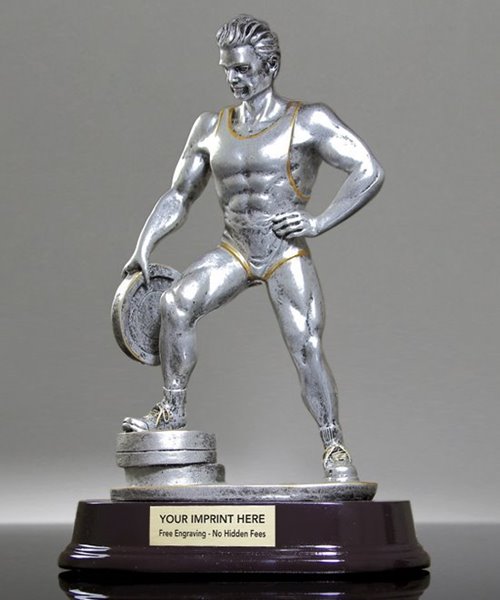 Picture of Weightlifter Bar in Hand Male Trophy