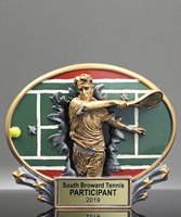 Picture of 3D Xplosion Tennis Resin Trophy - Male