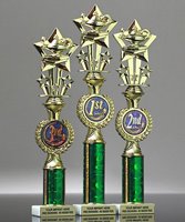 Picture of Scholastic Wreath Riser Trophy