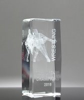 Picture of Collegiate Series 3D Wrestling Crystal