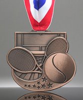 Picture of Tennis Star-Blast Medals - Bronze Tone