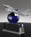 Picture of Globe Jetsetter Crystal Airplane Trophy