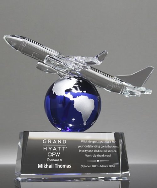 Picture of Crystal Airplane Model