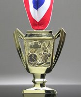 Picture of Track Trophy Cup Medal - Gold