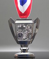 Picture of Track Trophy Cup Medal - Silver