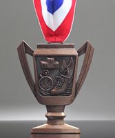 Picture of Track Trophy Cup Medal - Bronze