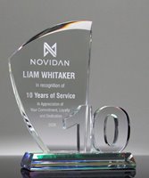 Picture of Crystal 10 Year Service Award - Spectral Milestone Series