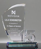 Picture of Crystal 15 Year Service Award - Spectral Milestone Series