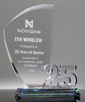 Picture of Crystal 25 Year Service Award - Spectral Milestone Series