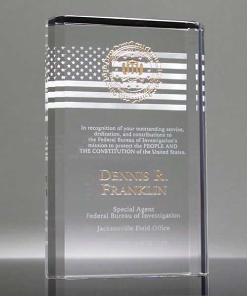 Picture of American Leadership Award Crystal