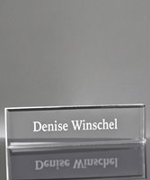 Picture of Thick Acrylic Name Block with Bevel