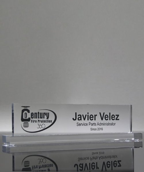 Picture of UV Printed Acrylic Name Block