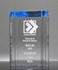 Picture of Diamante Cobalt Blue Acrylic Award - Medium Size