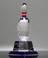 Picture of Crystal Bowling Pin Trophy