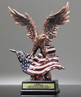 Picture of American Flag Eagle Trophy