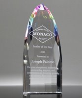 Picture of Gem-Cut Prismatic Crystal Arch Award