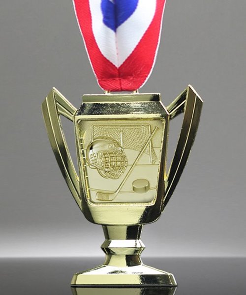 Picture of Hockey Trophy Cup Medals - Gold