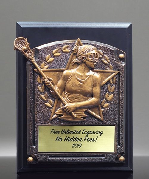 Picture of Greystone Lacrosse Female Plaque