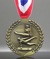 Picture of Traditional Gymnastics Medal - Gold Tone