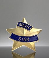 Picture of Math Star Lapel Pin