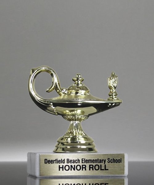 Picture of Lamp of Knowledge Figure Trophy