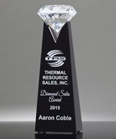 Picture of Rising Diamond Crystal Award - Small Size