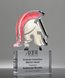 Picture of Acrylic Trojan Helmet Paperweight Trophy