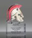 Picture of Acrylic Trojan Helmet Paperweight Trophy