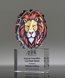 Picture of Acrylic Lion Paperweight Trophy